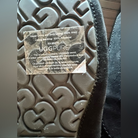 UGG Men's ASCOT Casual Comfort Slipper Size 11 Loafers BLACK 1101110 Moccasins - Picture 11 of 11